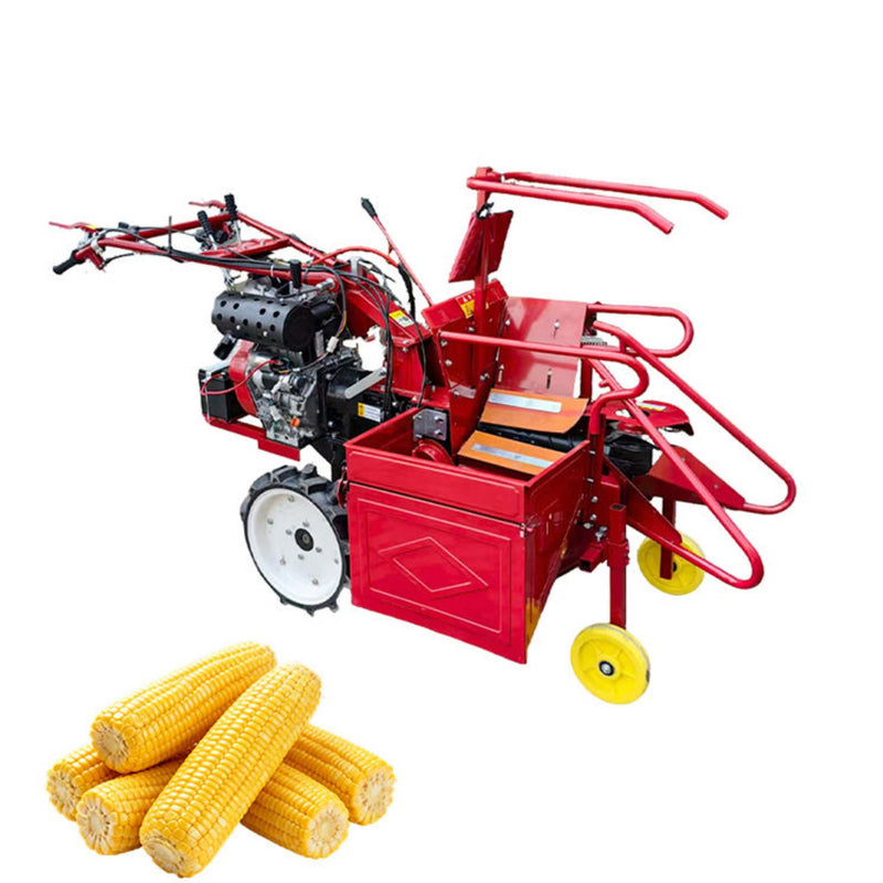 Heavy duty corn harvesting machine for Indian farms