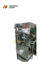 Angled image of reflective finish 10 Tray Steam Dhokla Machine placed in a commercial kitchen setup.