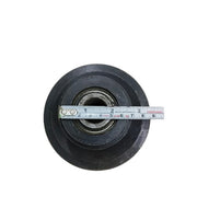 2-groove cast iron pulley for rice mill machines – ideal for dual belt drive and smooth power transfer.