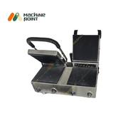 Double Plate Sandwich Griller with Dual Ribbed Press and Temperature Knobs.
