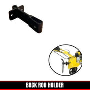 agriculture back rod holder for stability in power weeder