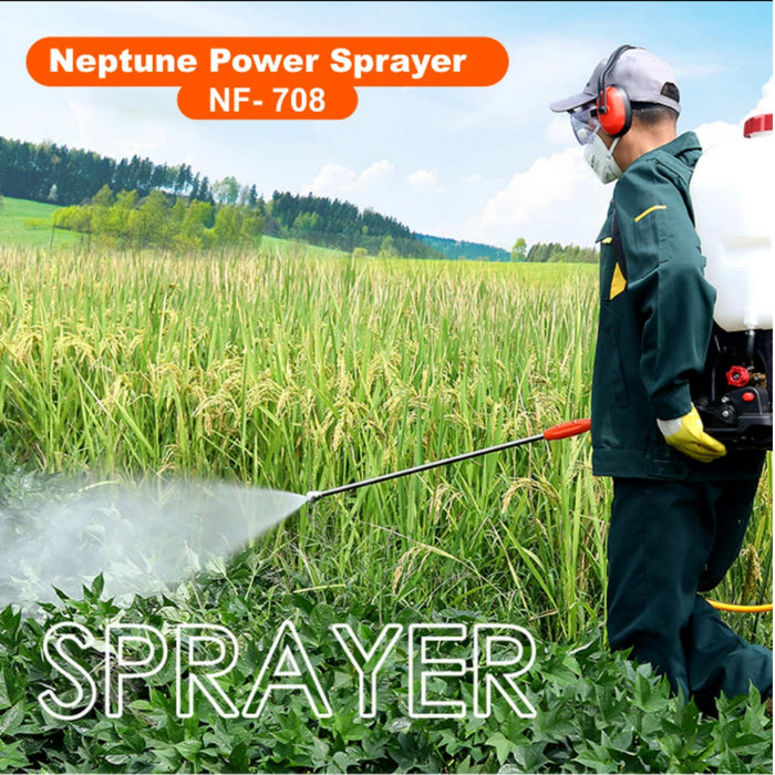 "Neptune NF-708 2-Stroke Agriculture Sprayer for Row Crop Farming"