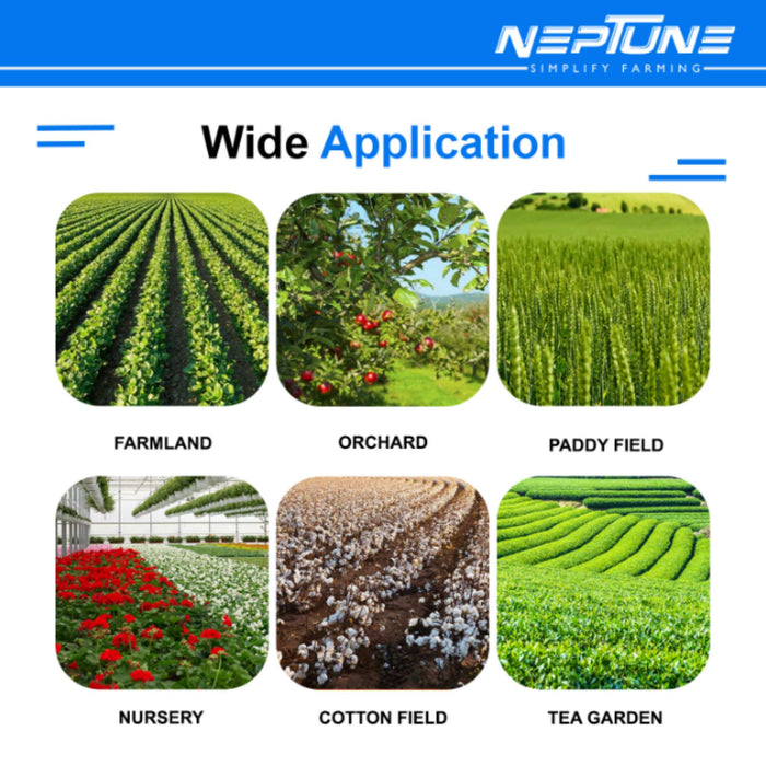 Neptune Hariyali-10 sprayer with brass pressure chamber and 3-nozzle set