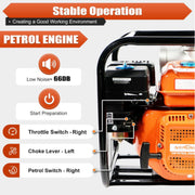 High-performance water pump ideal for fields, tanks, and trenches