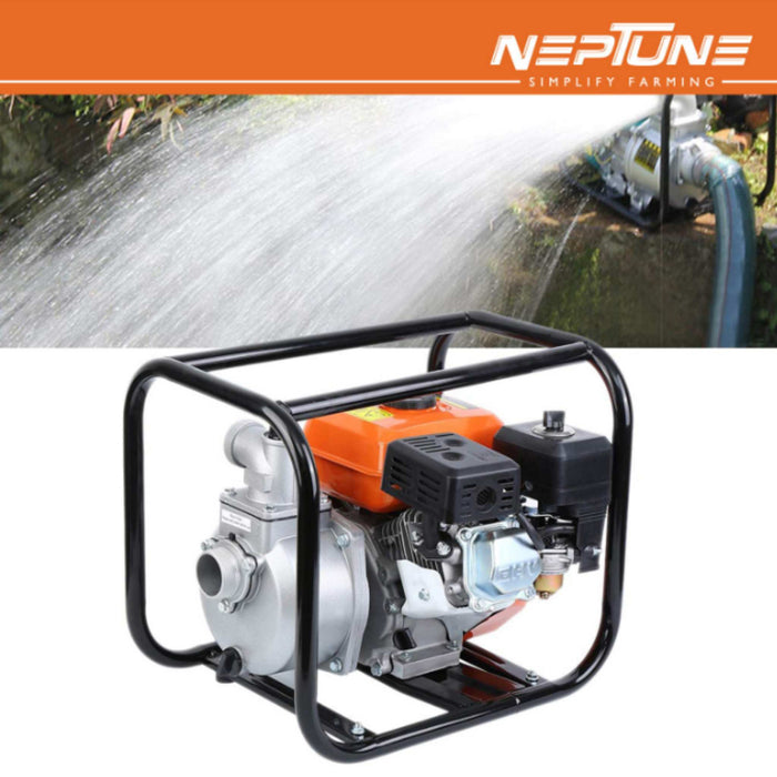 196cc 4-stroke petrol water pump with 600 LPM high flow