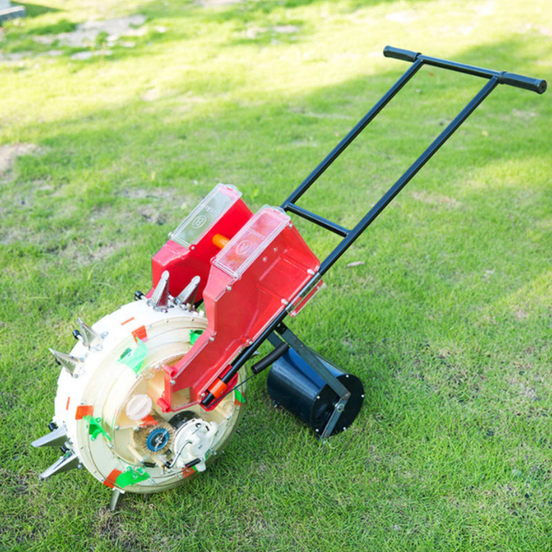 Adjustable-mouth manual seeder suitable for multiple crops