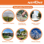 Neptune 3-inch water pump suitable for irrigation and construction