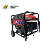 Industrial-grade EC-5500 E portable generator featuring electric start and dual plug sockets