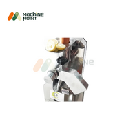 Orange juice machine with juice collection box – commercial-grade juicer for fruits like oranges and sweet lime.