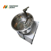 L Type Besan Mixer – overhead view showcasing robust frame, dough beater arm, and large capacity bowl.
