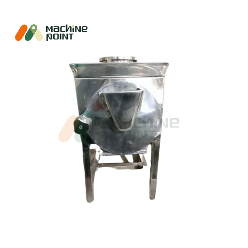 Front-facing view of Dryfruit Chips & Powder Machine – compact and hygienic food-grade processing unit ideal for cashews, almonds, and more.