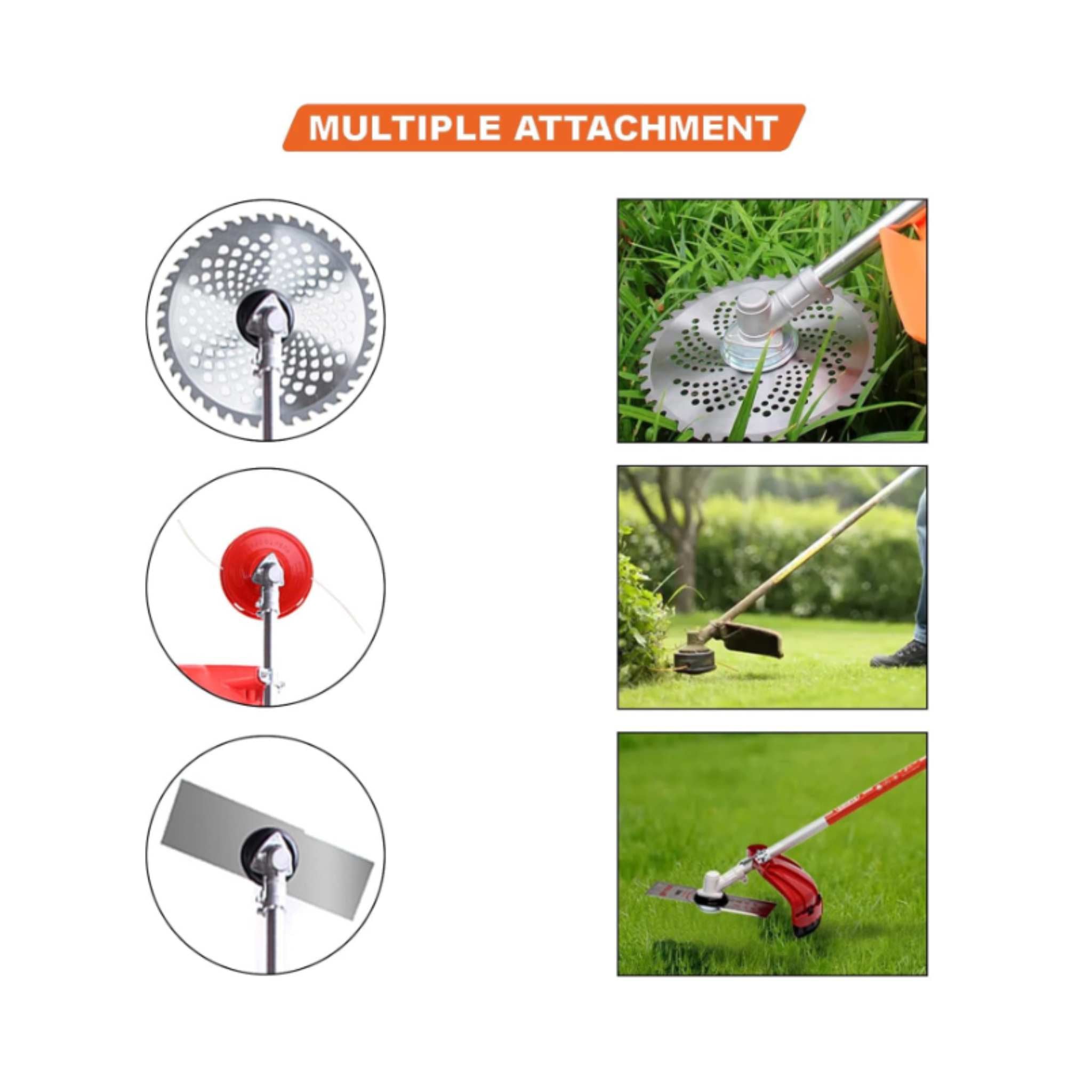 2-Stroke 52cc Backpack Grass Trimmer | Powerful 2HP Engine