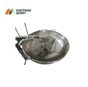 Top view of 3-feet halwa machine showing inner scraper arms and deep cooking vessel designed for even stirring.