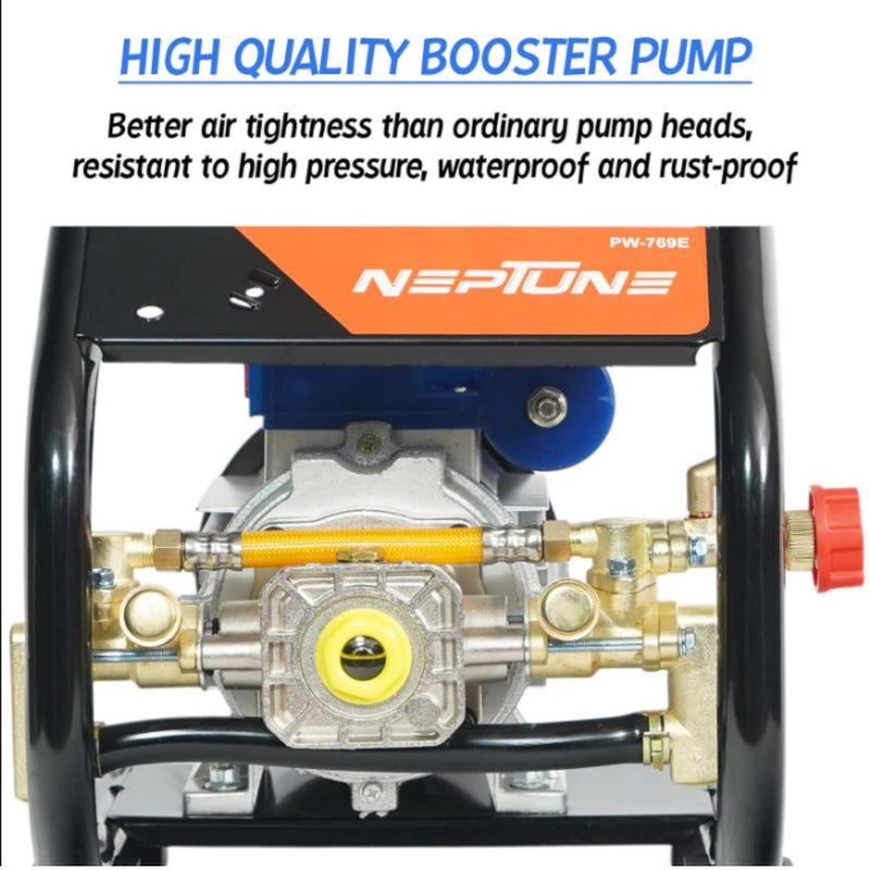 "High Pressure Neptune PW-769E Copper Motor Sprayer 1400 RPM"