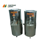 20 kg potato peeler machine in stainless steel finish, designed for hotels and catering units.
