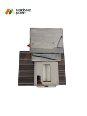 3. Overhead view of Fafda Machine Small – dual roller opening for dough feeding and uniform output.