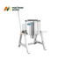 Single-unit Tilting Dryer Machine with handle lever for manual tilting, ideal for draining oil from chips or namkeen.

