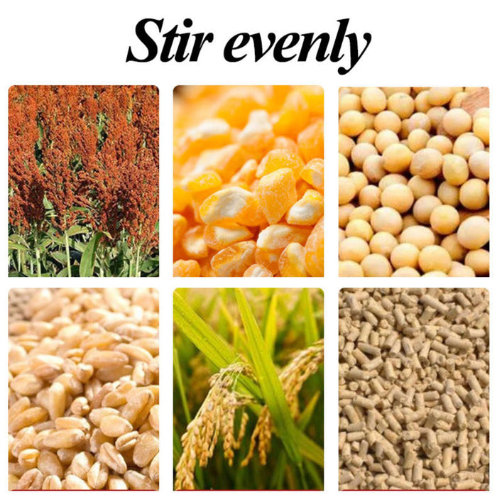 Cattle feed mixing machine for dairy and livestock farms