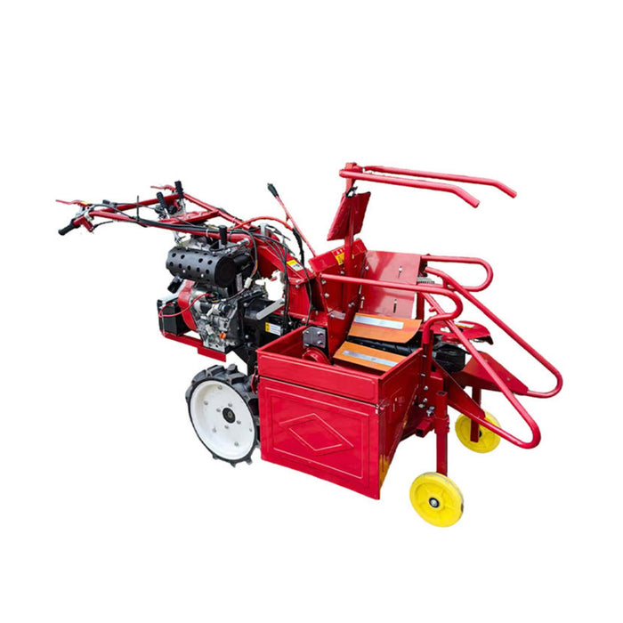 Maize harvester machine with 188F engine and pneumatic tyres