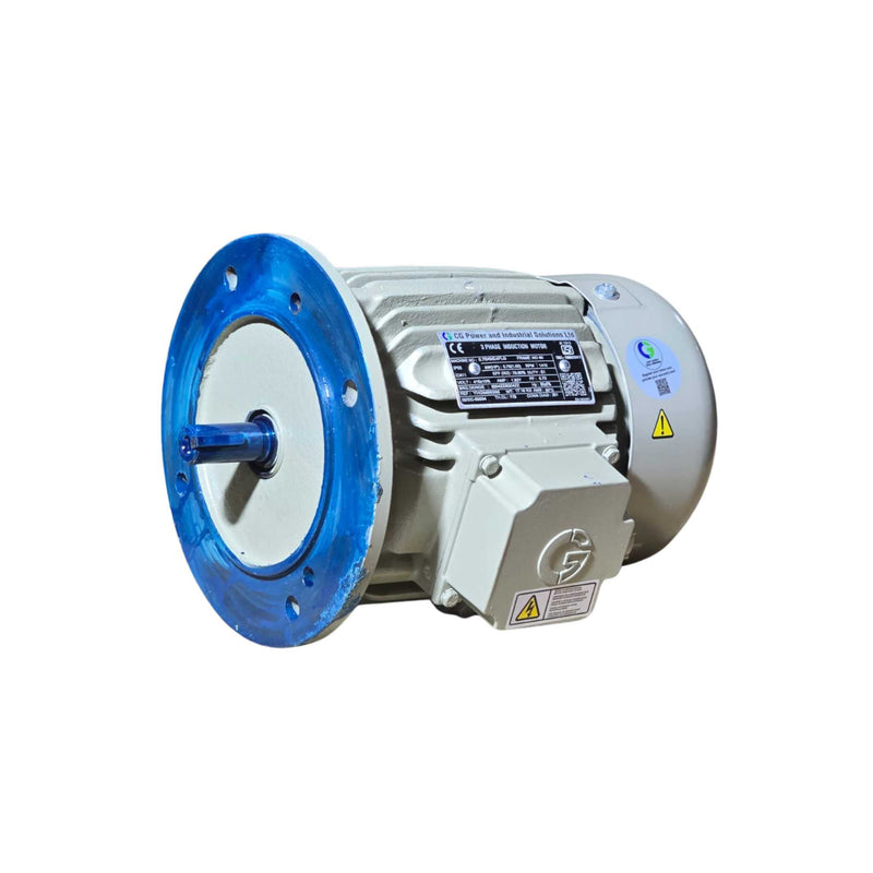 Compact Crompton Greaves 0.75 kW ND 80 frame flange mounted motor with IP55 protection – Machine Point