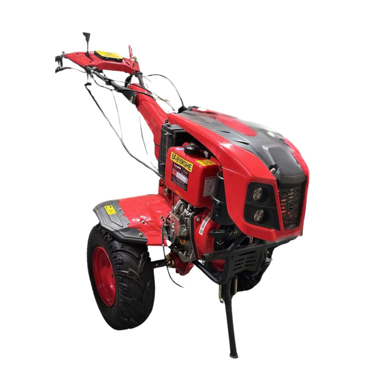 Walk-behind SA-910KDE diesel power weeder for inter-cultivation and soil preparation