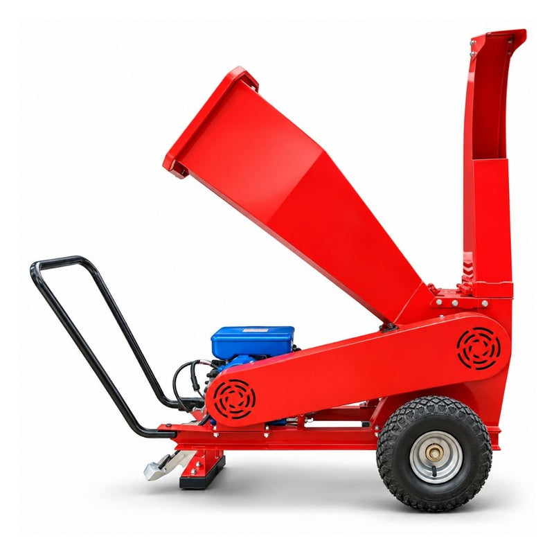 3 HP electric wood chipper shredder machine with 500 kg per hour capacity