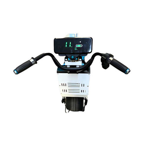 Electric Operated Seed Sower S11 4 row battery powered seeding machine with 48V lithium battery and adjustable spacing by Machine Point