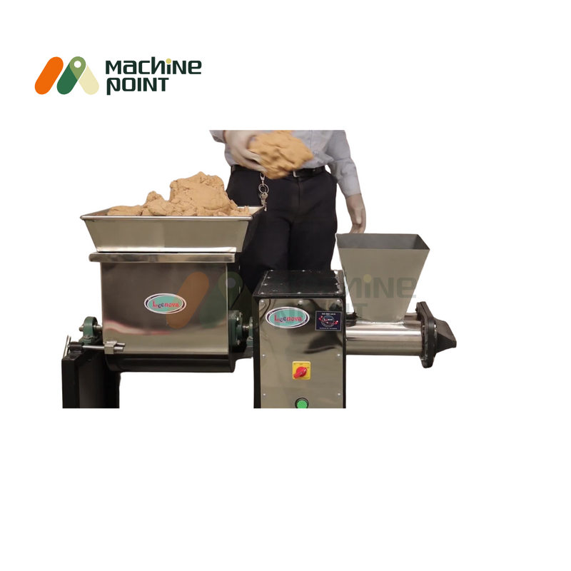 Dough Kneading and Sheeting Machine in use – high-capacity atta processing equipment.
