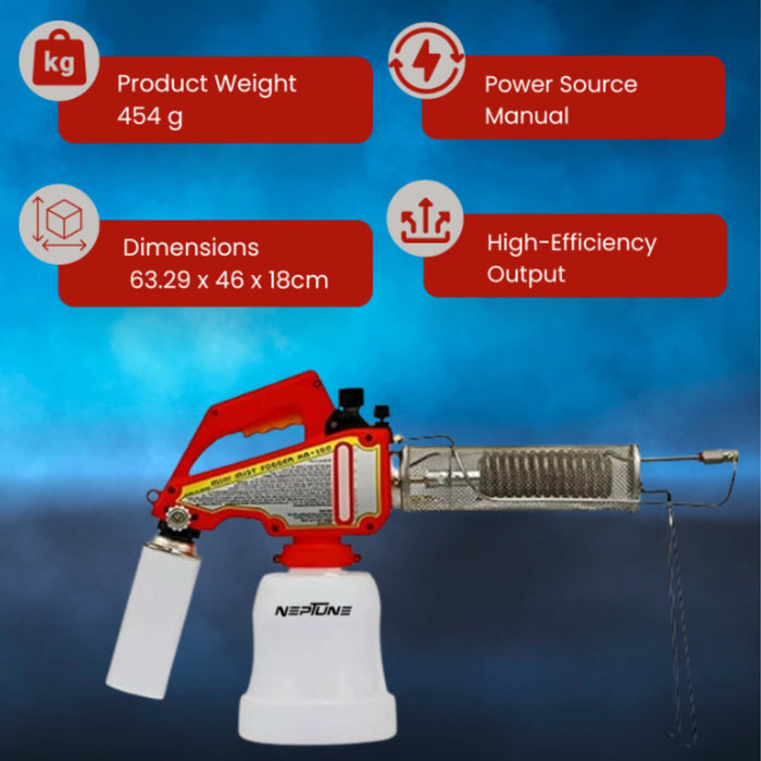 Mini Fogger & Mist Sprayer – 2-in-1 Portable Diesel Powered Machine with High-Efficiency Output