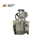 Angled close-up of Chatani Making Machine – equipped with steel grinding plate and heavy-duty flywheel.