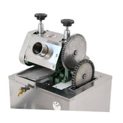 Commercial sugarcane juicer producing 150–200 litre juice per hour with battery support