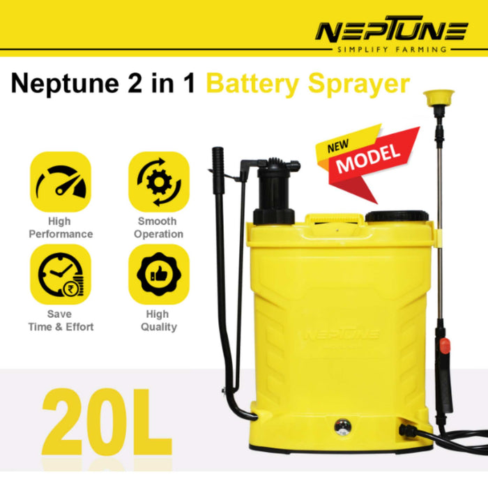 "High-Pressure Neptune CK-21 20L Sprayer with Stainless Steel Lance"