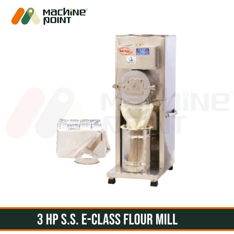 3HP Premium 2in1 SS Pulverizer by RUPALI - A durable stainless steel flour mill for efficient grinding of grains and other ingredients