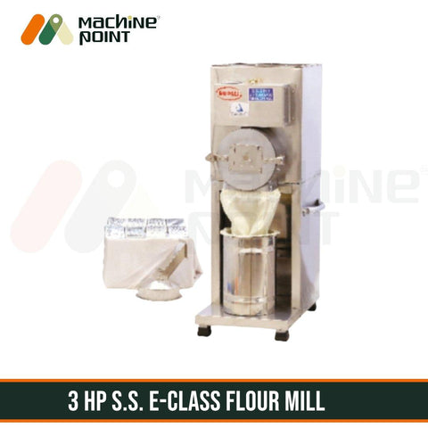 3HP Premium 2in1 SS Pulverizer by RUPALI - A durable stainless steel flour mill for efficient grinding of grains and other ingredients