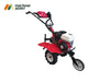RIGA-ITALY KP 750 power weeder with 7HP engine and 800 mm tilling width for soil preparation.


