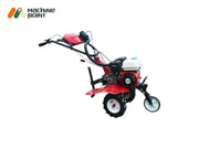 KP 750 petrol tiller with manual start and 4-stroke engine, ideal for orchard and vegetable plots.

