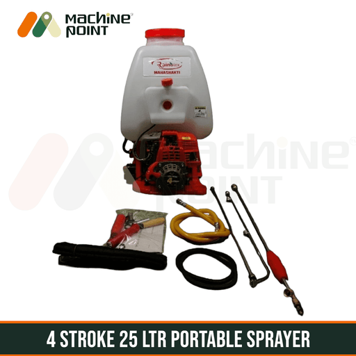 4 STROKE PETROL ENGINE PORTABLE SPRAYER RAINOLEX MAHASHAKTI 25 LTR 139F - Machine Point