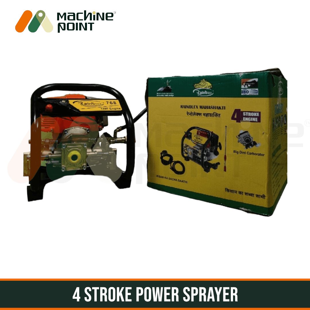 4 STROKE PETROL ENGINE POWER SPRAYER RAINOLEX MAHASHAKTI GX35 - Machine Point