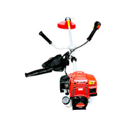 4-stroke agricultural brush cutter with Kawasaki-style handle base and Yinba carburetor