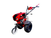 KPE-1000 petrol power tiller with 170F engine, dual start, and wide 1000 mm tilling width.

