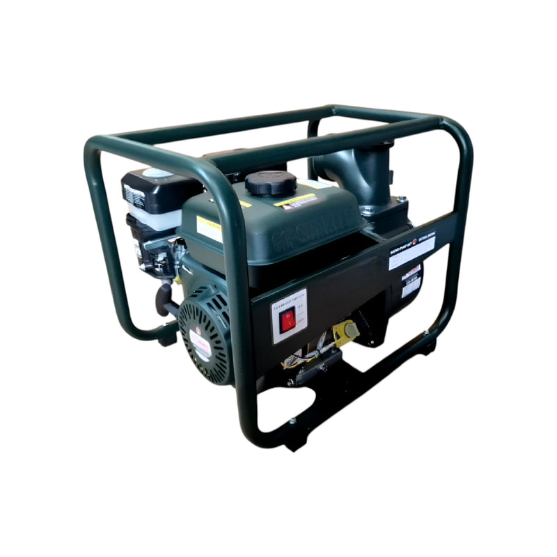 Black GTD-WP30 3-inch water pump with petrol engine and full accessory kit

