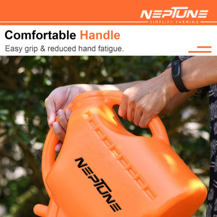 "Ergonomic Neptune Watering Can with Easy Grip Handle – 10 Liter"