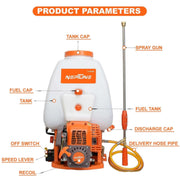 "Durable Neptune VN-767 31cc Engine Sprayer for Farms"