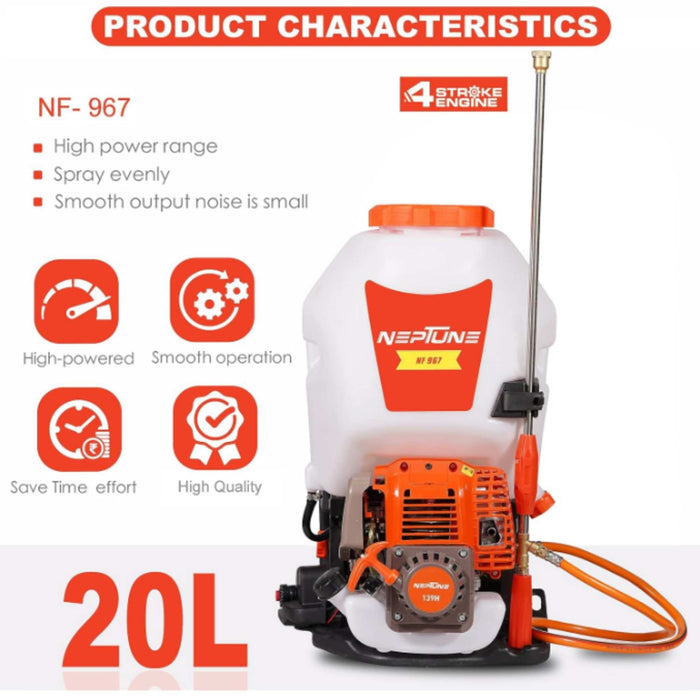"Neptune NF-967 20–25L Agricultural Power Sprayer"