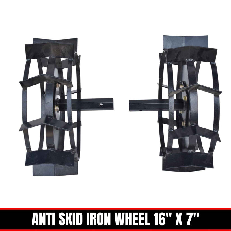 16" Special Iron Wheel Attachment for Power Weeder