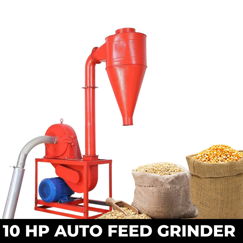 High capacity auto feed flour and masala grinder machine three phase commercial use