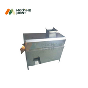 Small mango pulper machine with dual outlets for efficient pulp and seed separation.