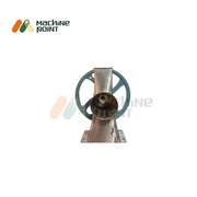 Kadukas Bhuka Machine without motor and stand – front view showcasing stainless steel body and feeding chamber.