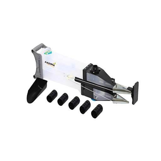 Manual seed cum fertilizer drill Aashna single row portable seeder machine