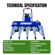 Compact walking type power reaper by Machine Point